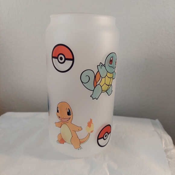 Pokemon frosted glass cup - Picture 1 of 4